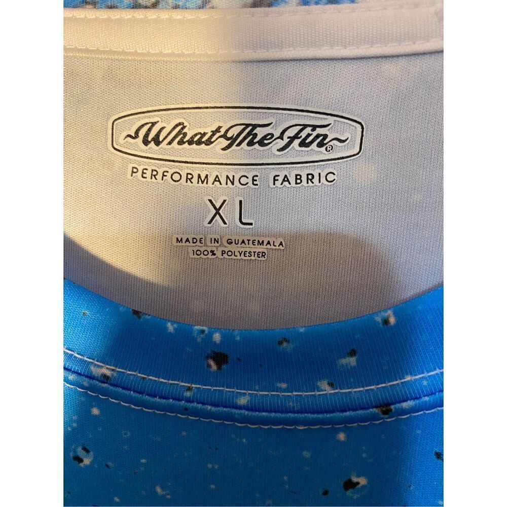 What the Fin Unisex, big Rod’s performance fishing long sleeve shirt, size XL? - Picture 4 of 4
